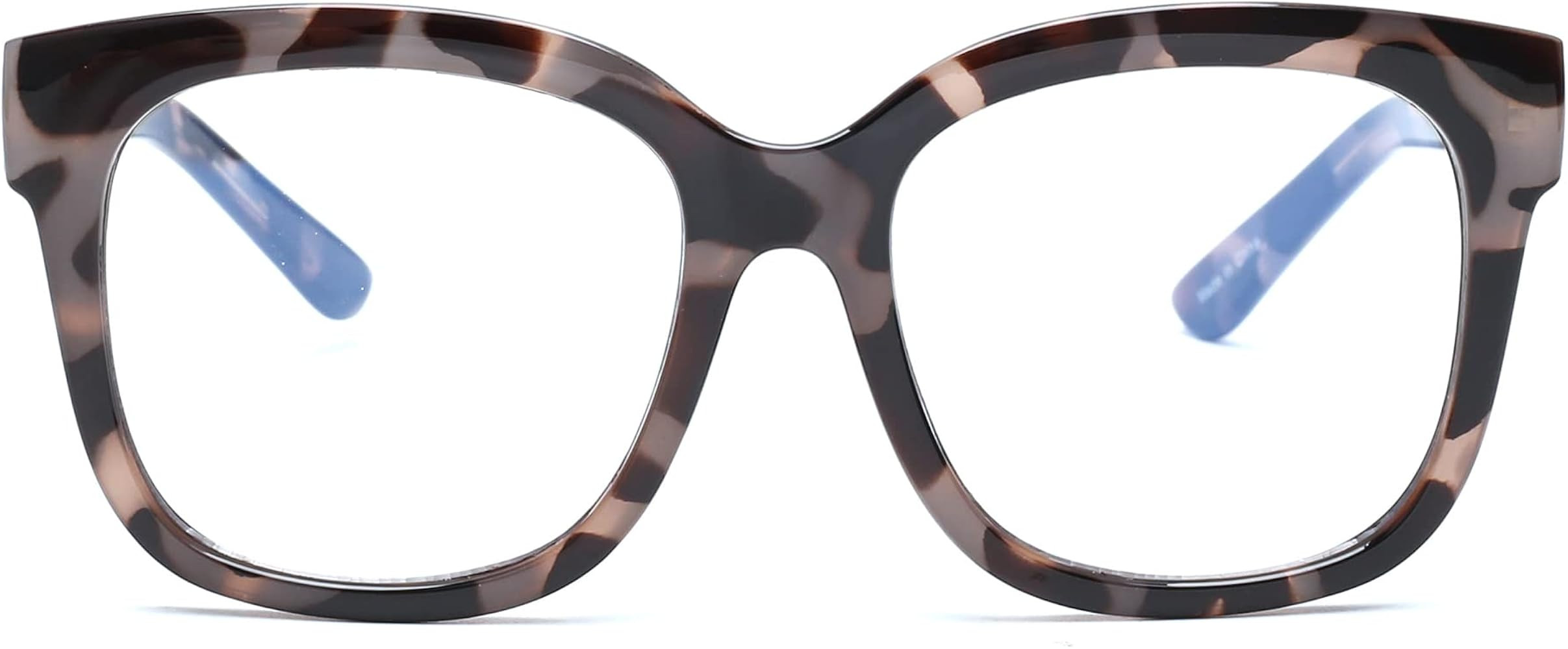 Blue Light Blocker Glasses for Women Oversized Square Computer Glasses Reduce Eye Strain | Amazon (US)