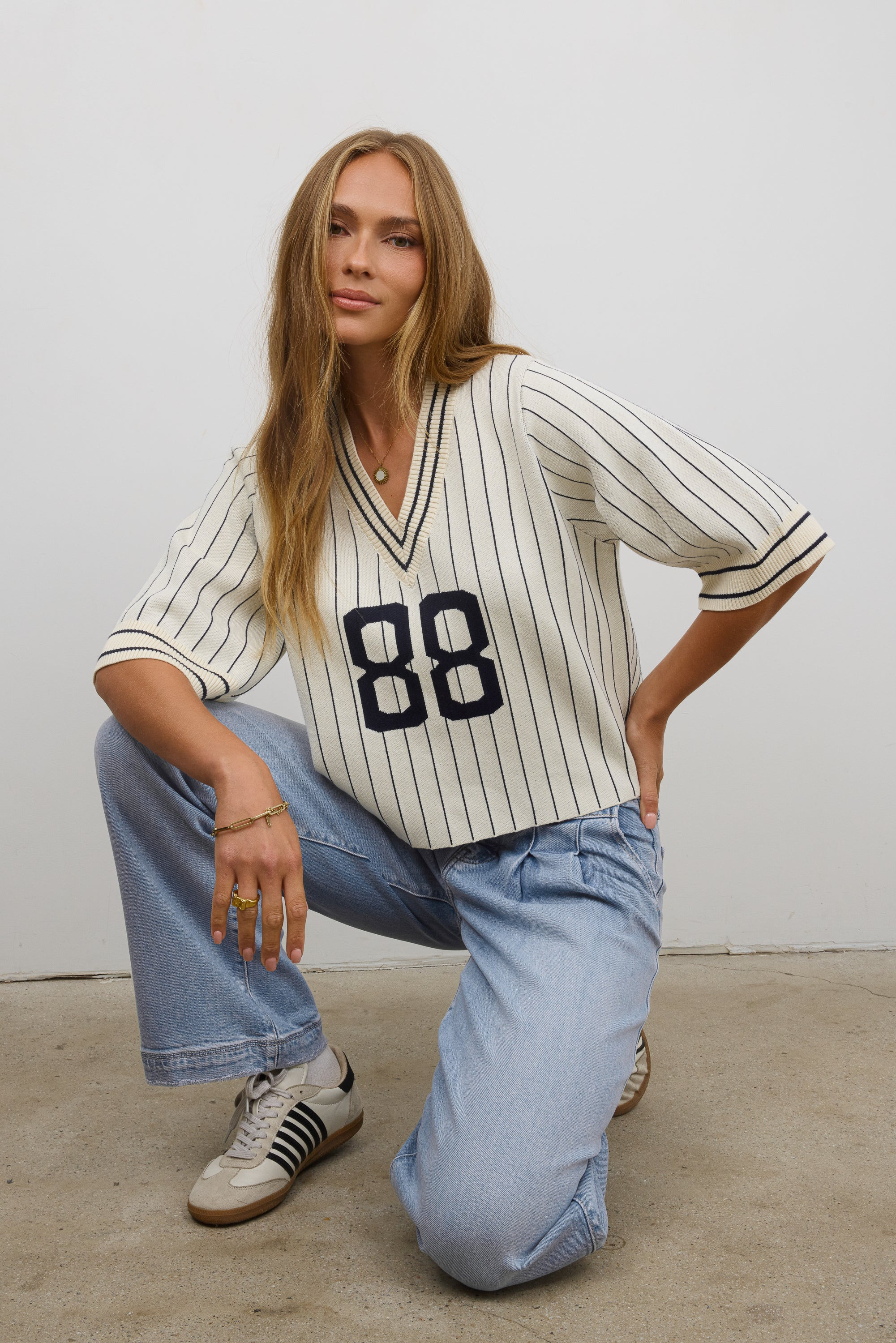 First Base Oversized Sweater | Böhme US
