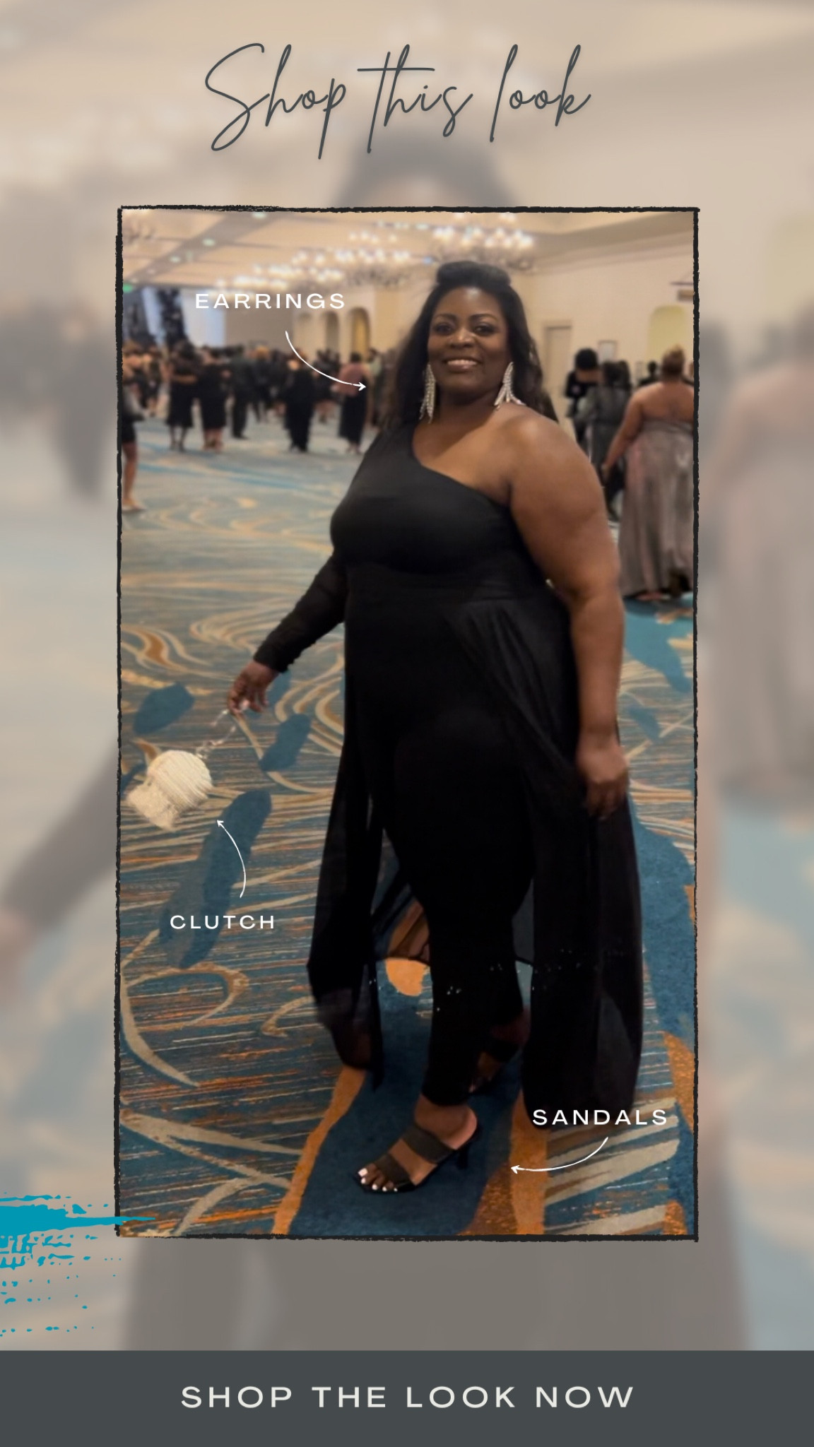 Shop this all-black ensemble with a hit of Pearl & Rhinestone mix. Black heel sandals can be found in my Amazon Storefront under Shoes. Jumpsuit is from FashionnovaCurve 

#LTKfit #LTKcurves #LTKFind