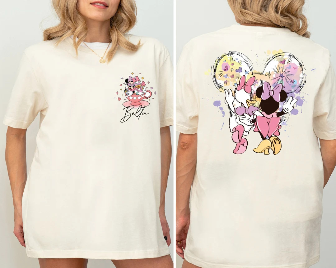 Disney Custom Shirt, Minnie Mouse & Daisy Duck Shirt, Disney Girls Trip Shirt, Toddler Besties Fr... | Etsy (US)