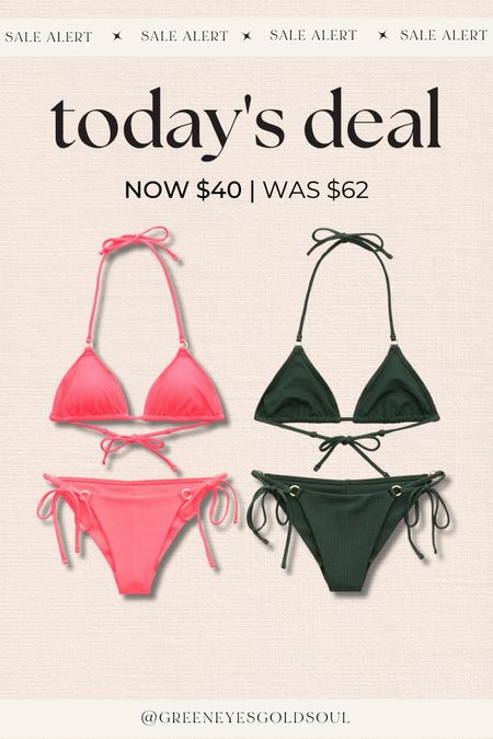 Aerie sale! $20 bikini tops and bottoms 💗
Swim, swimsuit, bathing suit, two piece, beach, pool, vacation, travel, resort, cruise, island 

#LTKfindsunder50 #LTKswim #LTKsalealert