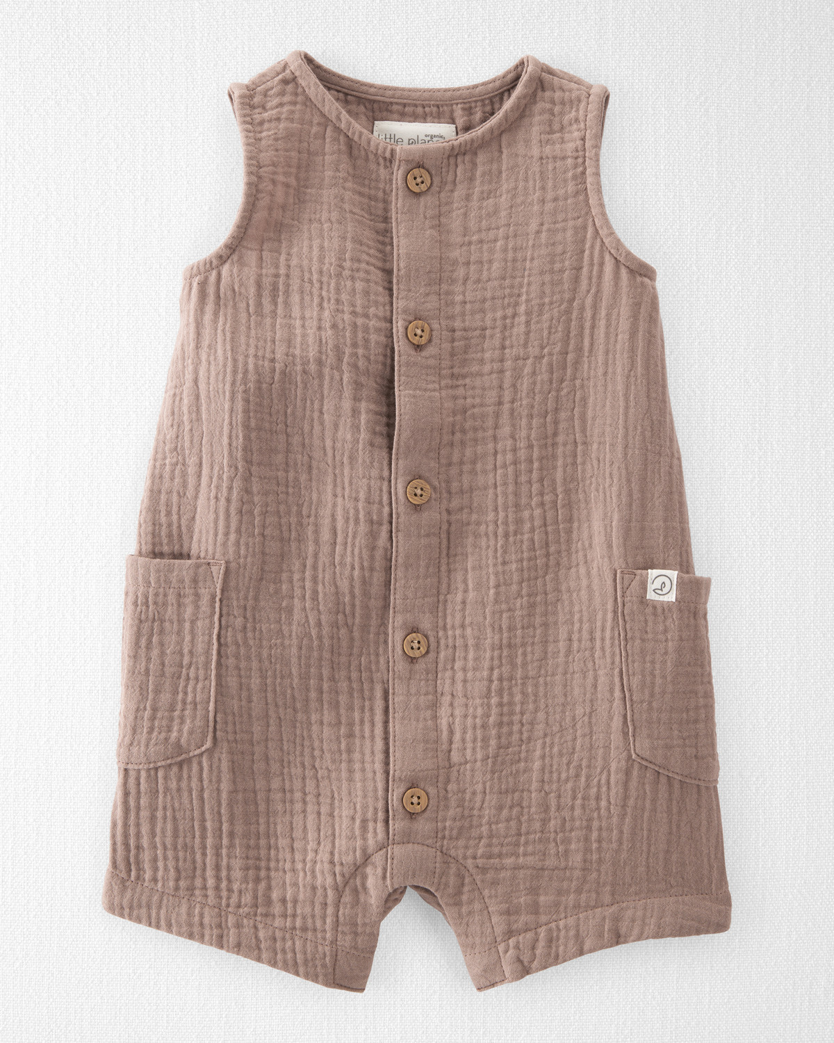 Baby Organic Cotton Gauze Romper - Little Planet | Carter's | Carter's Inc