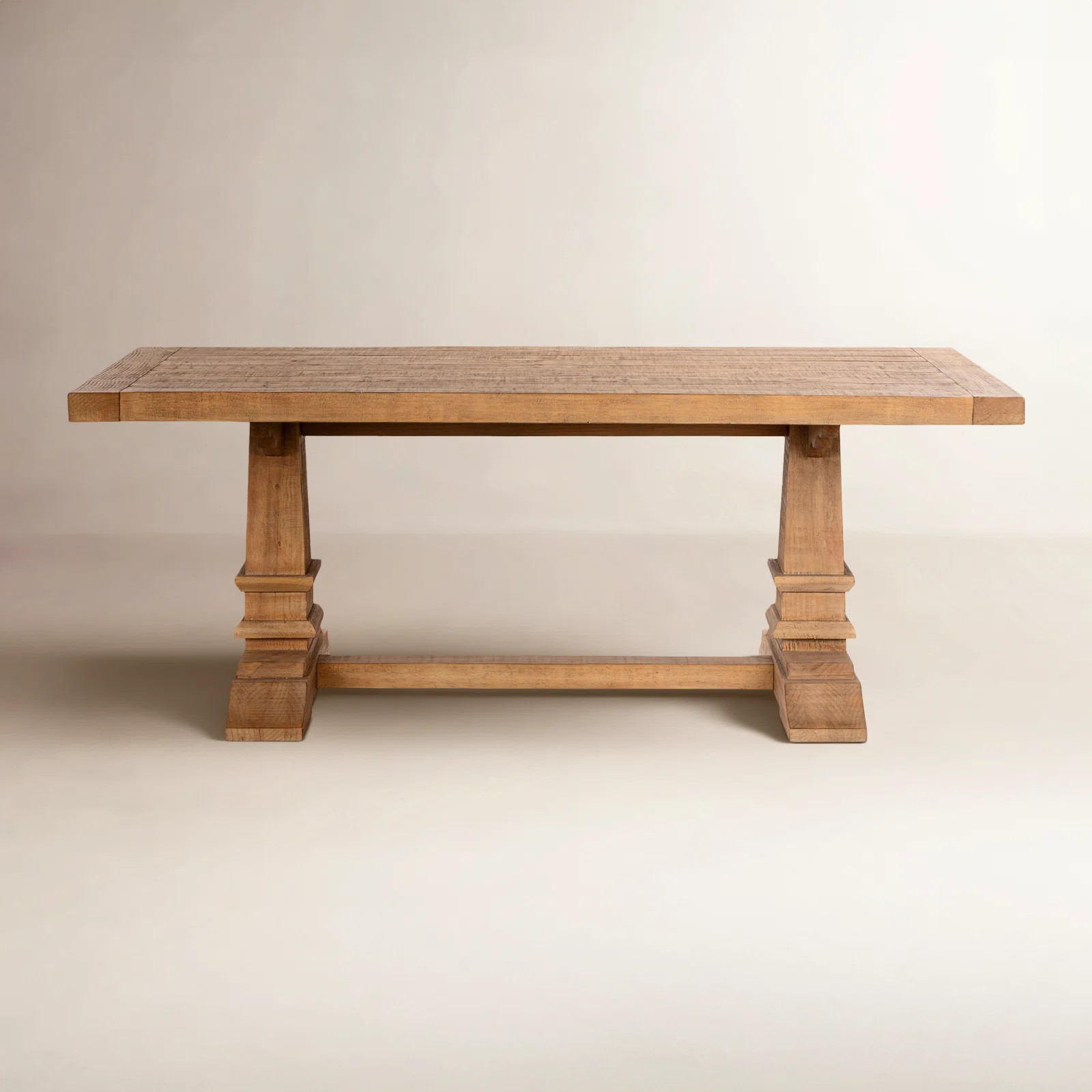 Vienna 78" Reclaimed Pine Wood Dining Table | Wayfair North America