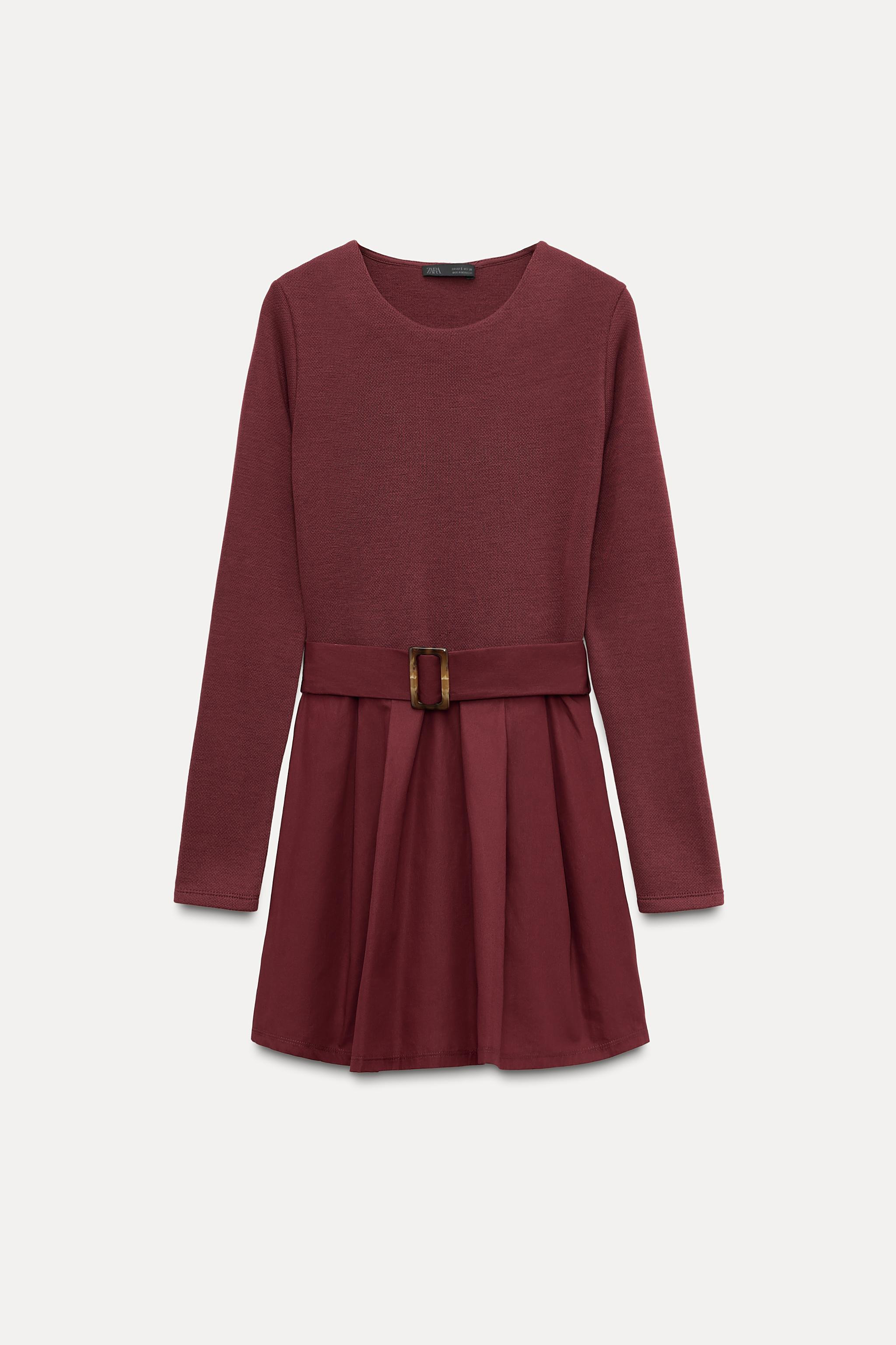 BELTED COMBINATION DRESS | Zara US