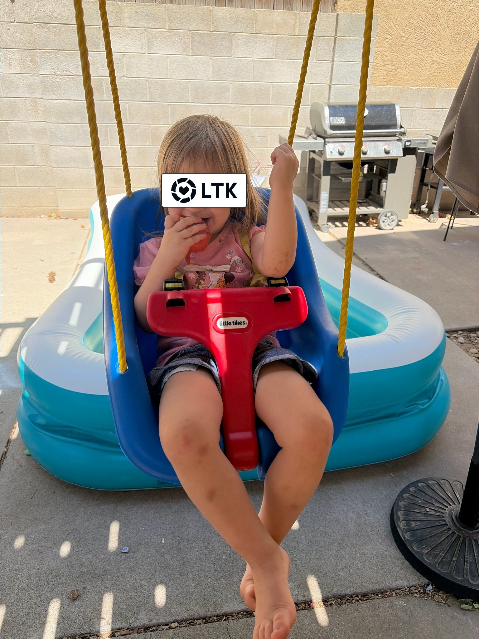 This little tikes swing is attached beneath the balcony and has lasted through multiple kids. They all love it!

#LTKKids #LTKBaby