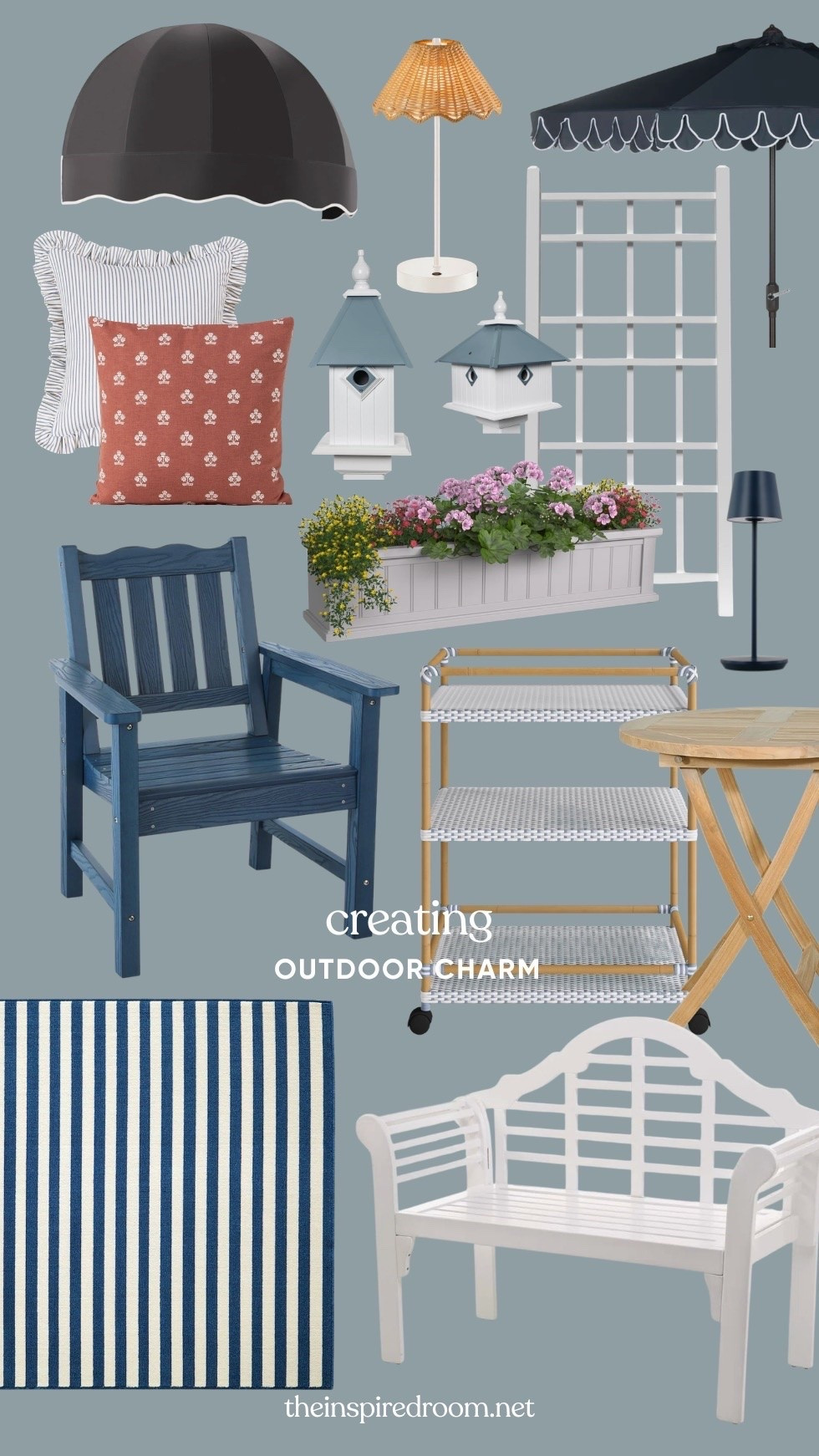 Charm doesn't come from the size of the yard, but from the little details that make any space feel loved. 🤍

Whether it's an inviting spot to sit, patterned pillows to lean on, a striped rug underfoot, a darling birdhouse, or the glow of cordless lamps at dusk, it's the thoughtful touches that make you want to linger.

Over the past few years, we've been slowly working on our outdoor spaces, adding charming and practical details we love. We've found so many pieces at @wayfair that have helped make our little coastal cottage feel like home! #ad #wayfairpartner #wayfair #wayfairpicks

#LTKSaleAlert #LTKHome #LTKSeasonal