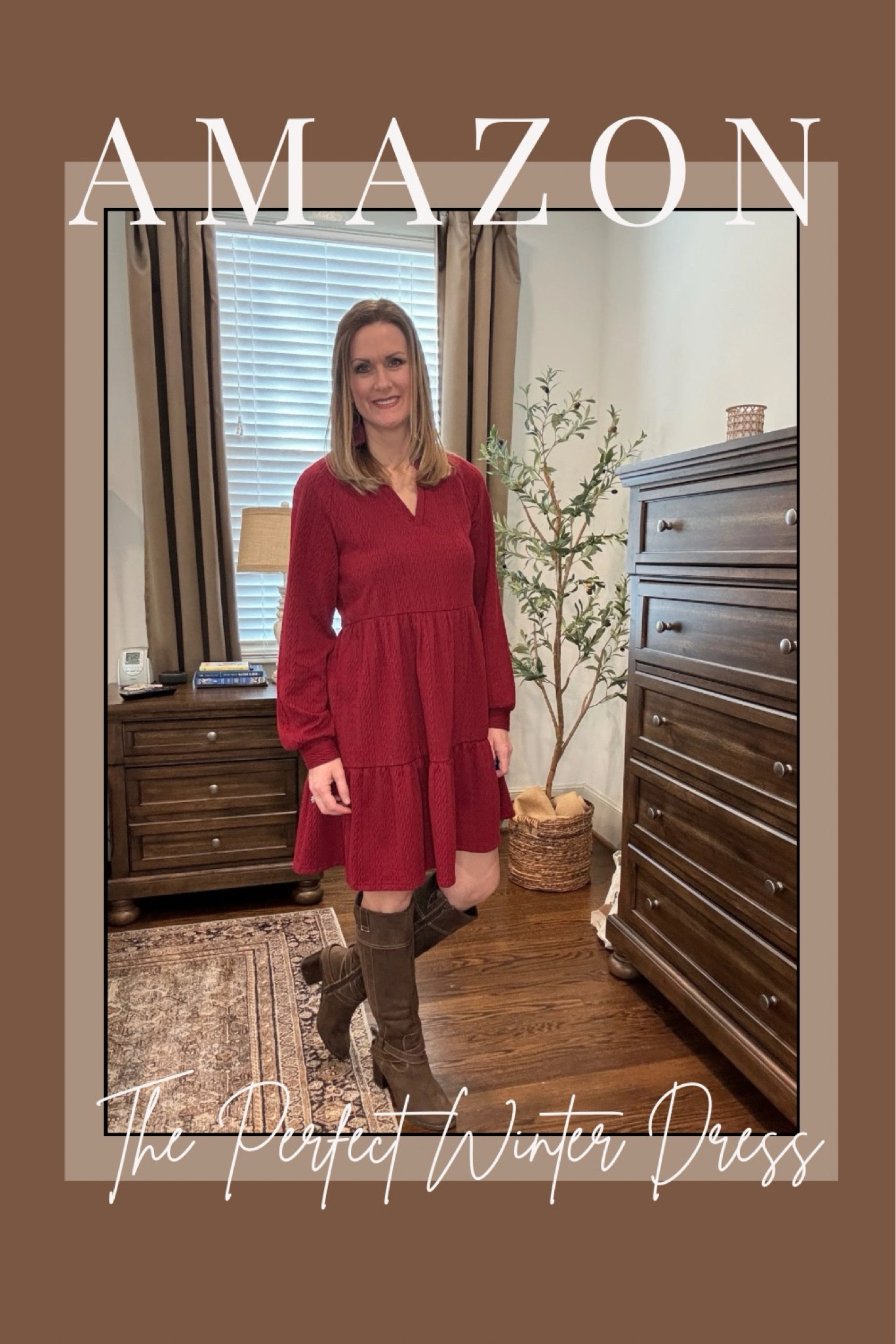 I have found the perfect winter dress! The fabric is so warm and cozy. Plus the fabric has such a beautiful texture and design. Available in 8 colors. 


#amazon #amazonfinds #amazonfashion #amazondeals #winter #winterfashion #fashionover40 #dress

#LTKStyleTip #LTKFindsUnder50