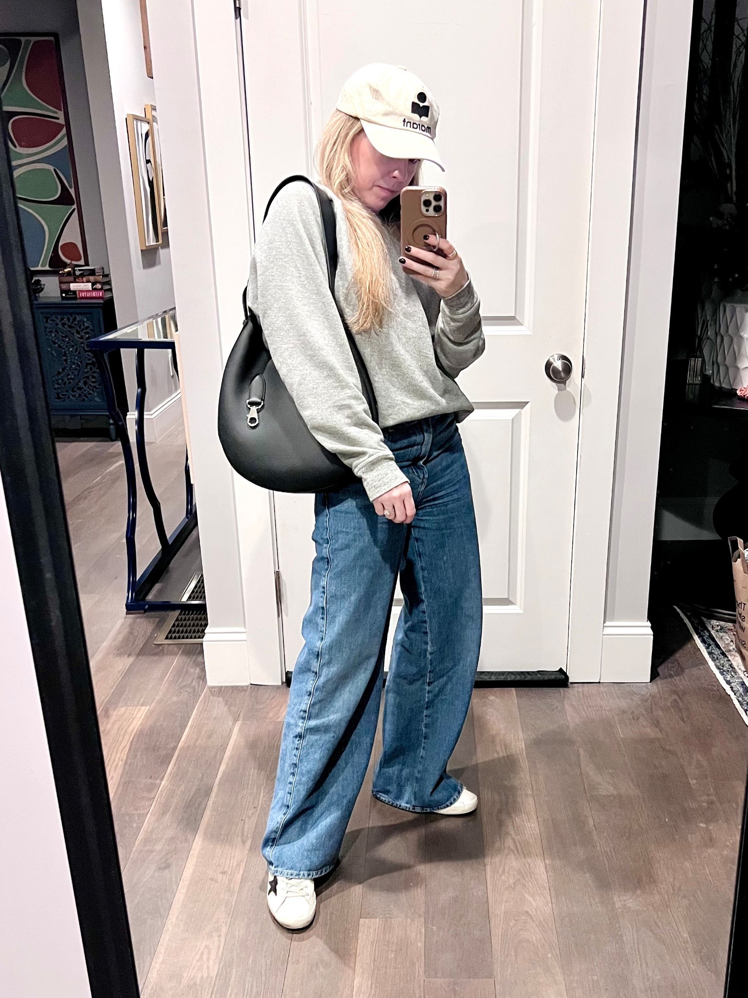 There is no more classic weekend combo than a grey sweatshirt and jeans

#LTKOver40