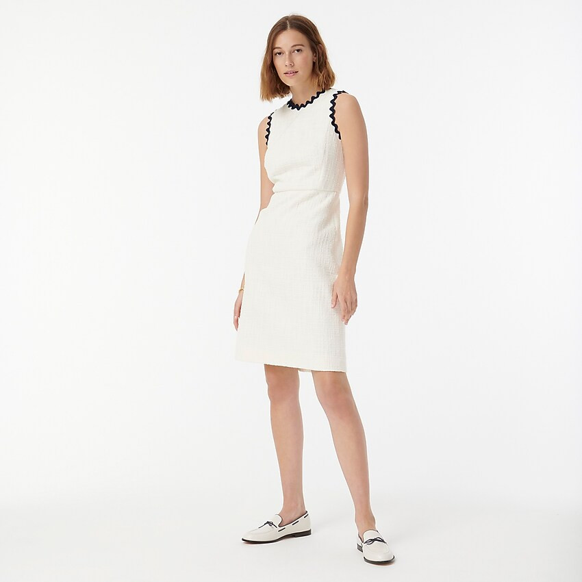 Sheath dress in textured tweed | J. Crew US
