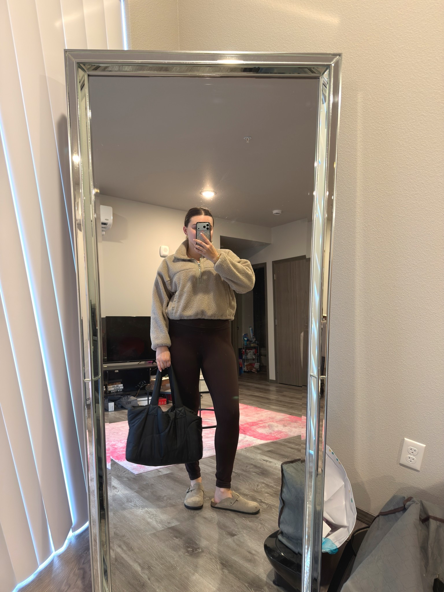 Cozy Pilates outfit from this morning’s workout! I am loving the chocolate brown this year, and it goes perfectly with my clogs 🥔

I’m wearing a M sweatshirt, L leggings and size 9 clogs

#LTKfitnessgoals #LTKootd #LTKMidsize