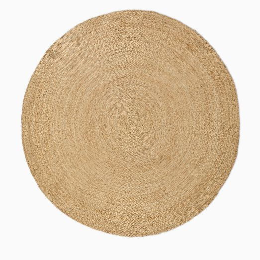 Open Box: Chunky Braided Jute Round Rug | West Elm (US)