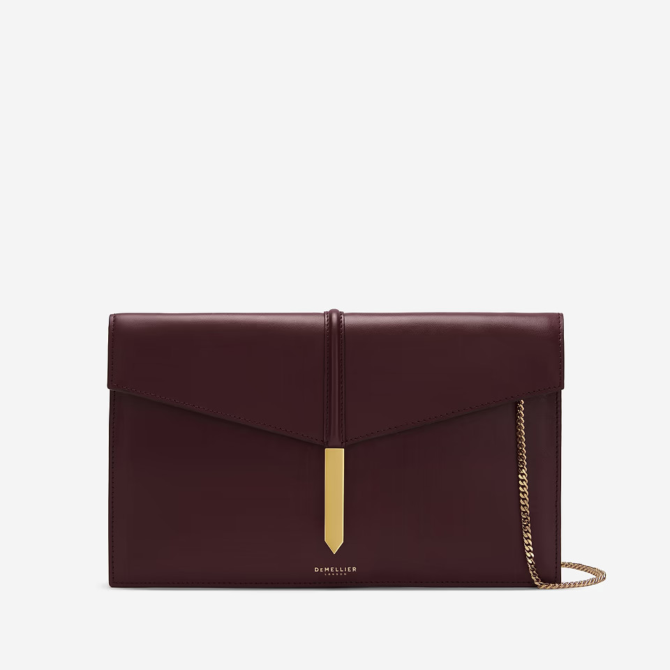 The Tokyo Clutch | Burgundy Smooth | DeMellier | DeMellier