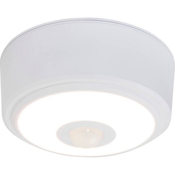 Energizer 140 Lumens Indoor LED Ceiling Fixture Motion Sensing Ceiling Lights White | Target