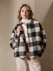 Plaid Pocket Jacket | Banana Republic Factory