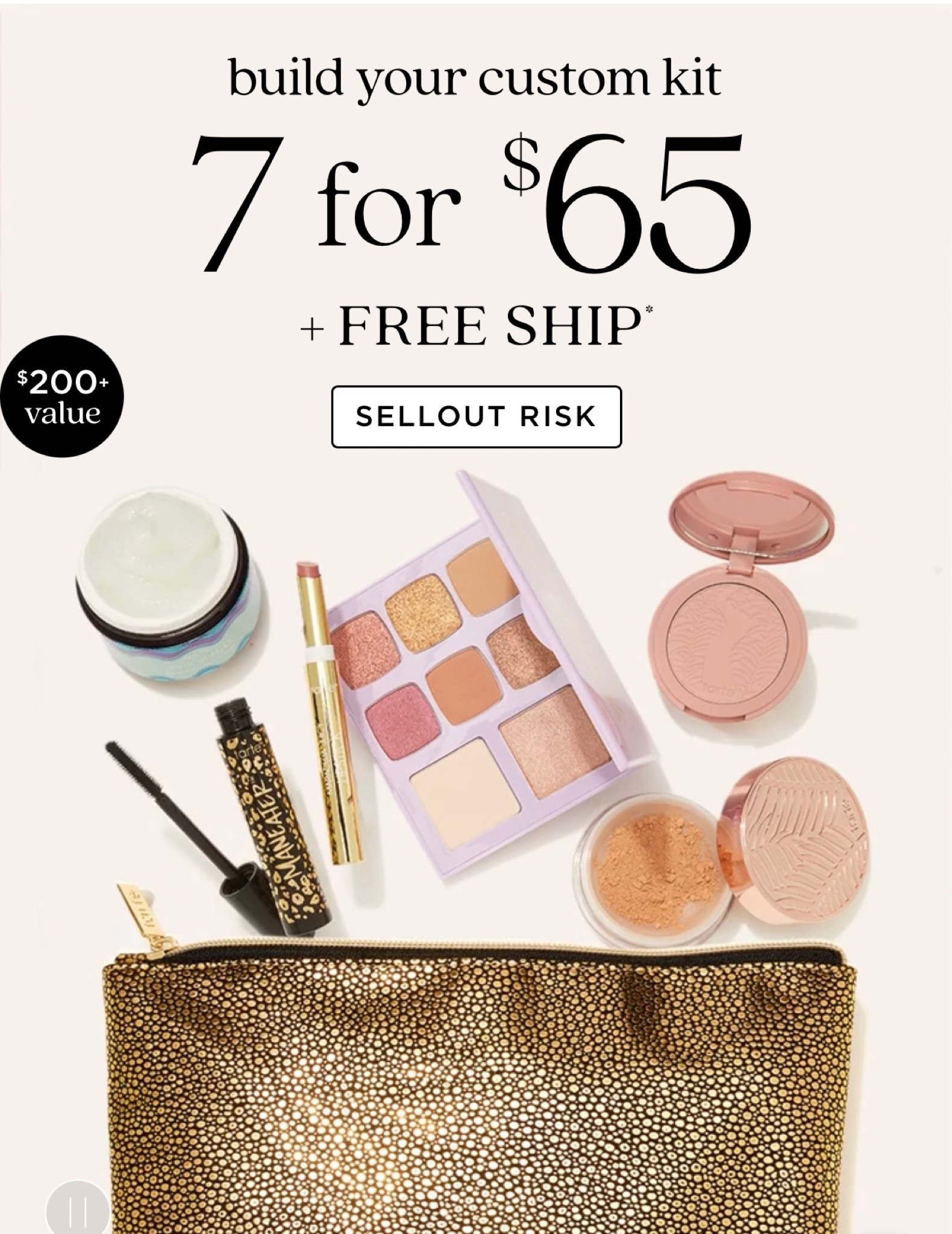 Tarte sale! 
Build a bag 7 for $65-
Only time I order to try different items! 


#LTKstyletip #LTKbeauty #LTKsalealert