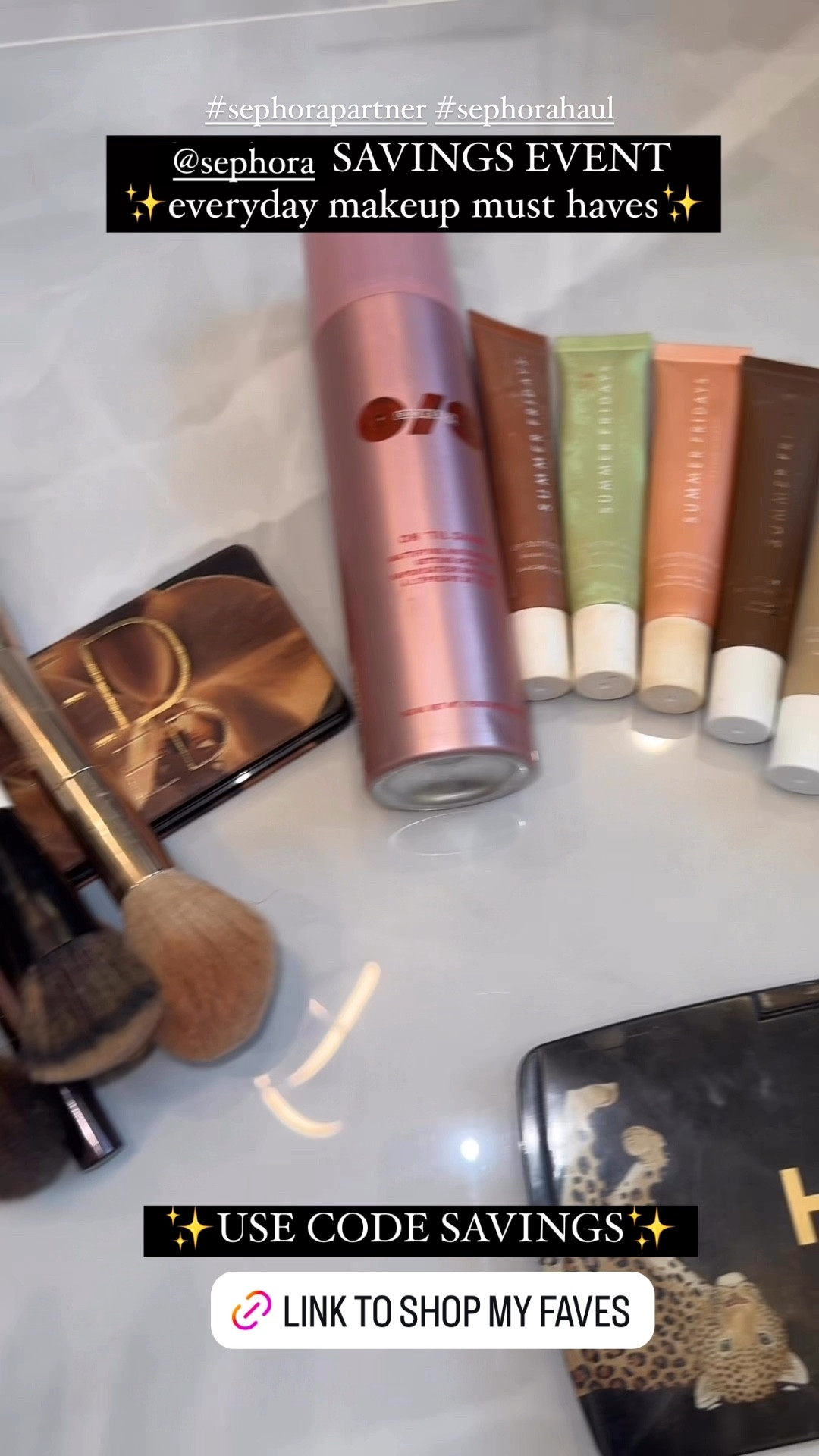 MY EVERYDAY MAKEUP!! Use code SAVINGS
It’s time for one of my favorite events… the ✨Sephora Savings Event!!!✨ Become a Beauty Insider Member today to start saving!! 30% off the entire Sephora collection and always free shipping👏 I love to BUY ONLINE & PICK UP IN STORE SAME DAY so I don’t risk something selling out!! I’ll have my top 10 linked in my stories for y’all and what I purchased. Drop your favorites in my comments so I can try them!!❤️  @Sephora #sephorapartner #sephorahaul

Comment “Sephora” to get the links to my top 10 favorites, what I purchased and shared in the video🫶🏼


ROGUE 20% OFF
VIB 15% OFF 
INSIDER 10% OFF
SEPHORA COLLECTION 30% OFF
#beauty #hair #haircare #dyson #airwrap #fragrance #skincare #sephora #sephorafinds


#LTKGiftGuide #LTKVideo #LTKHoliday