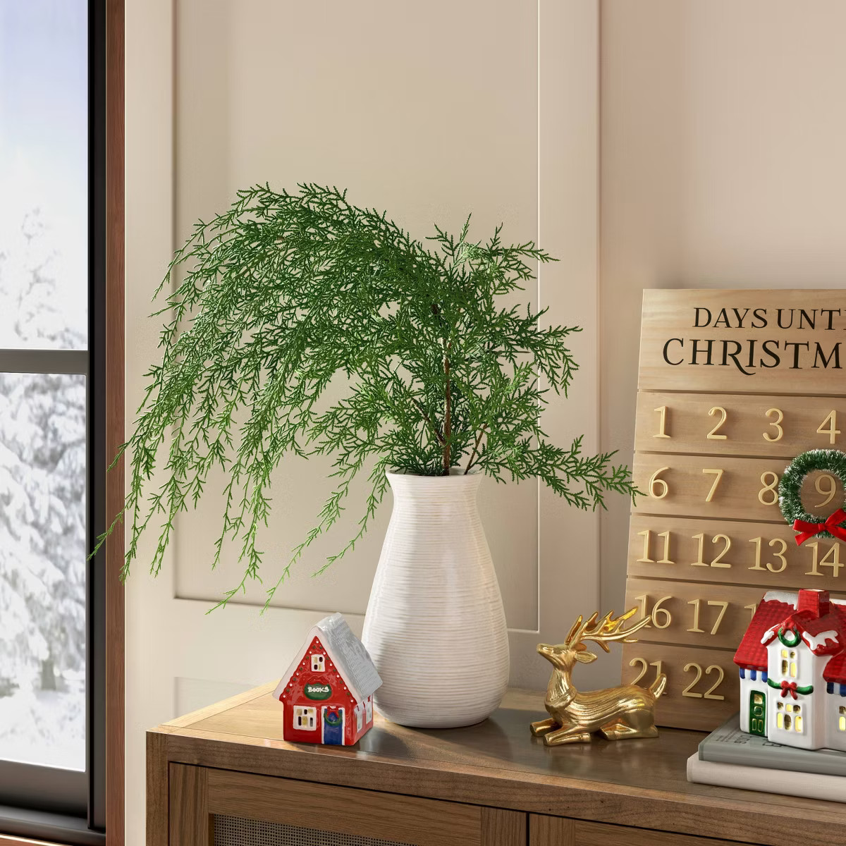 Draping Cypress Artificial Christmas Branch - Threshold™ | Target