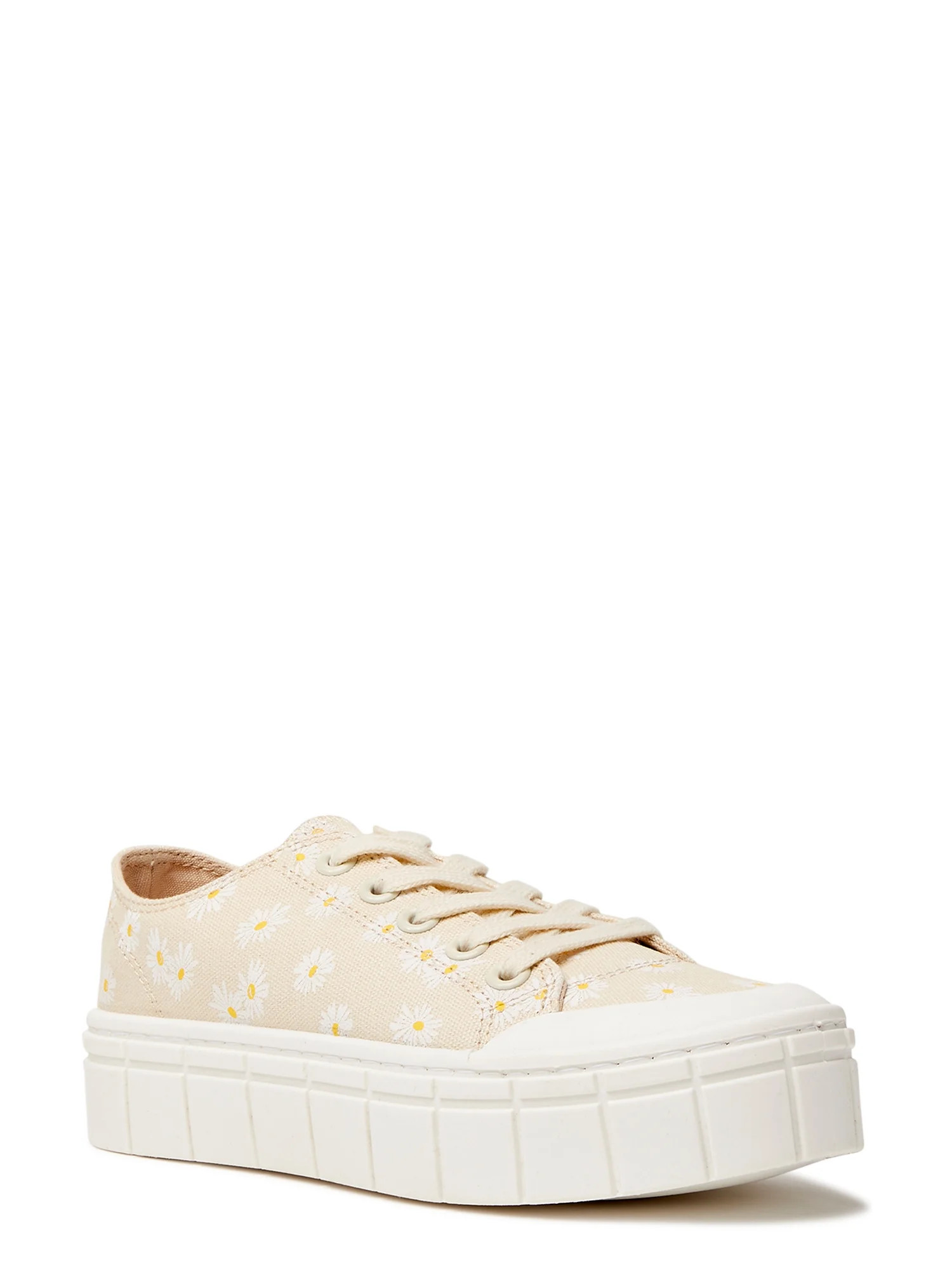 No Boundaries Women's Low Chunky Lug Fashion Sneakers | Walmart (US)