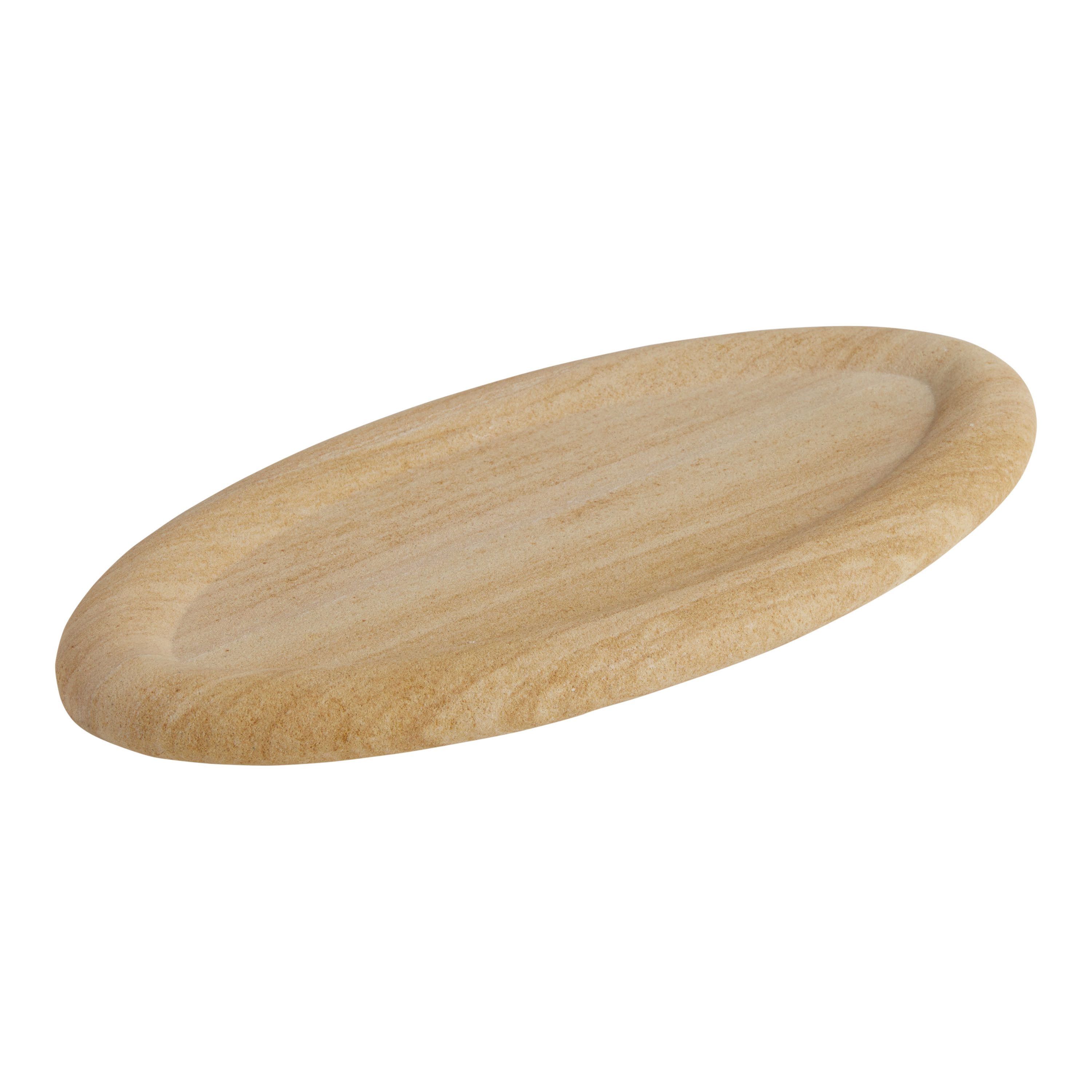 Oval Sandstone Vanity Tray - World Market | World Market