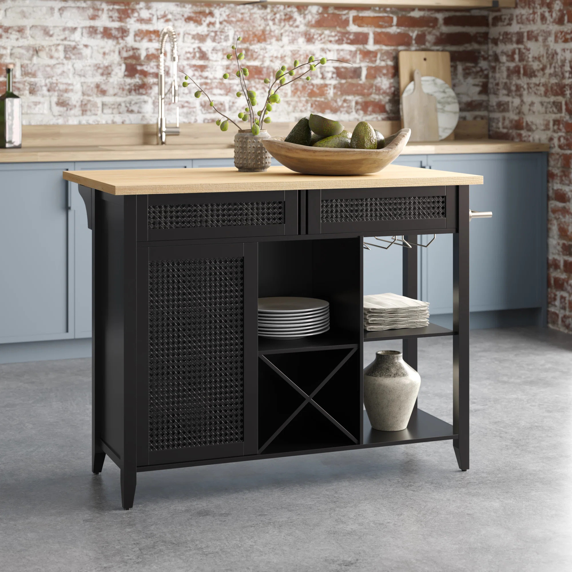 Sheryl Wood Kitchen Island | Wayfair North America