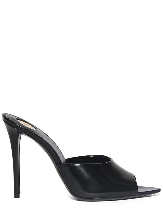 110mm goldie leather mule sandals - Saint Laurent - Women | Luisaviaroma | Luisaviaroma