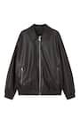 Faux leather bomber jacket | PULL and BEAR UK