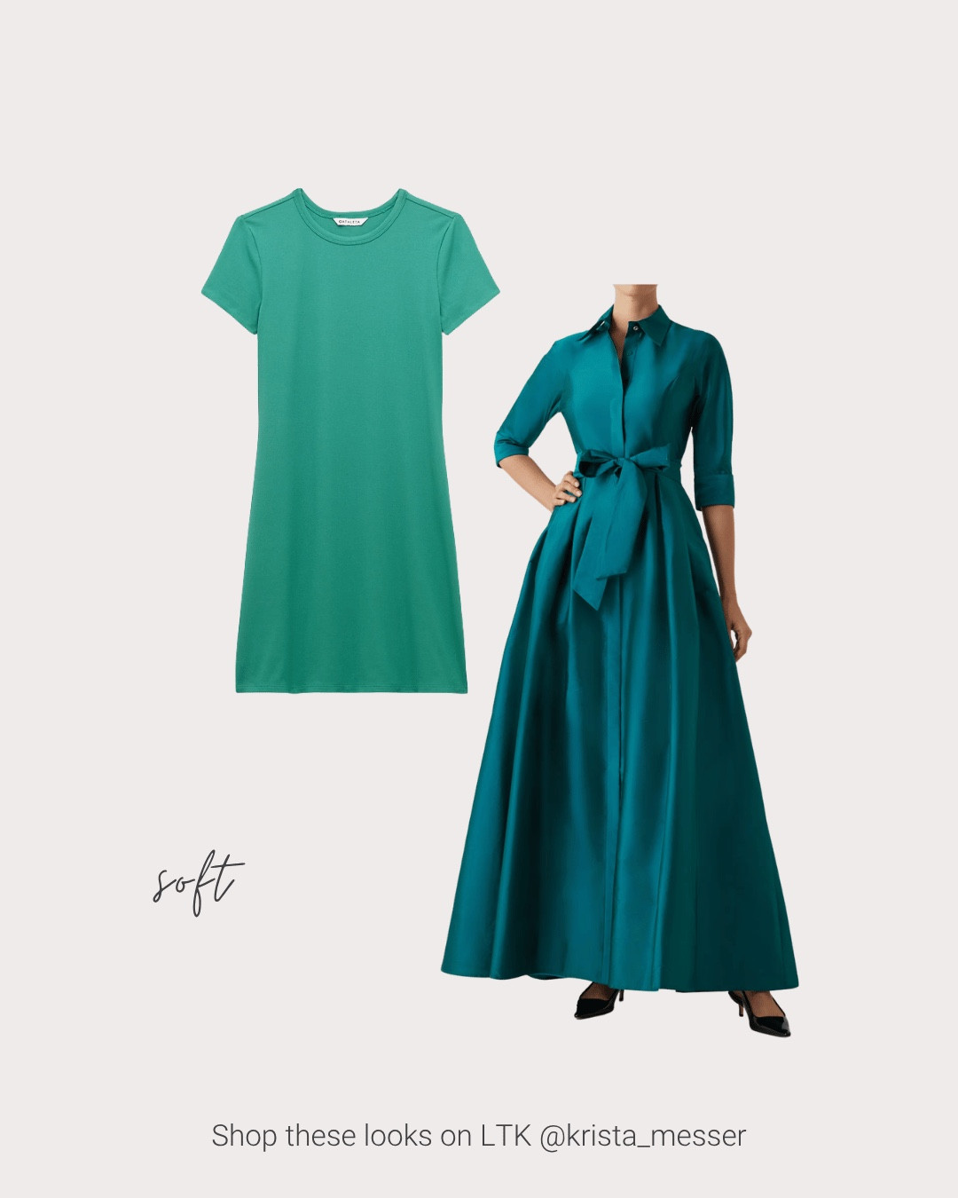Summer Soft Greens | Jade & Sea Green | Color Analysis | Summer Palette 

#LTKootd #LTKWedding #LTKSeasonal