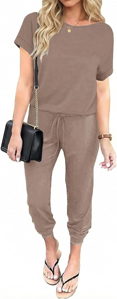 Ekouaer Jumpsuits for Women Dressy Summer Romper Casual Spring Vacation Outfits 2026 One Piece Tr... | Amazon (US)