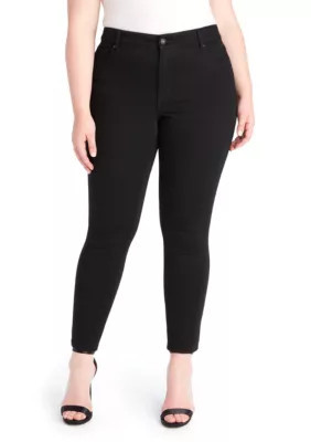 Jessica Simpson Plus Size High Rise Skinny Jeans, Black, 18W | Belk