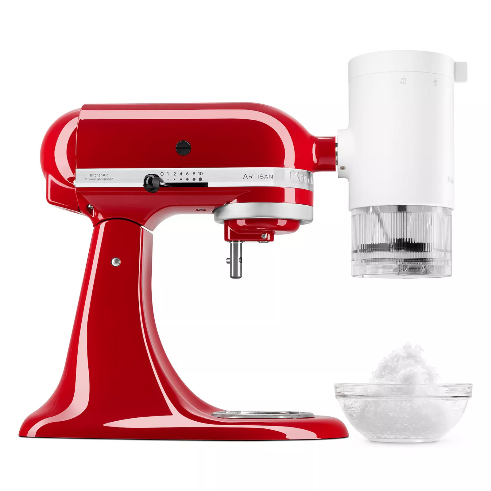 KitchenAid® KSMSIA Shave Ice Attachment, White | Kohl's