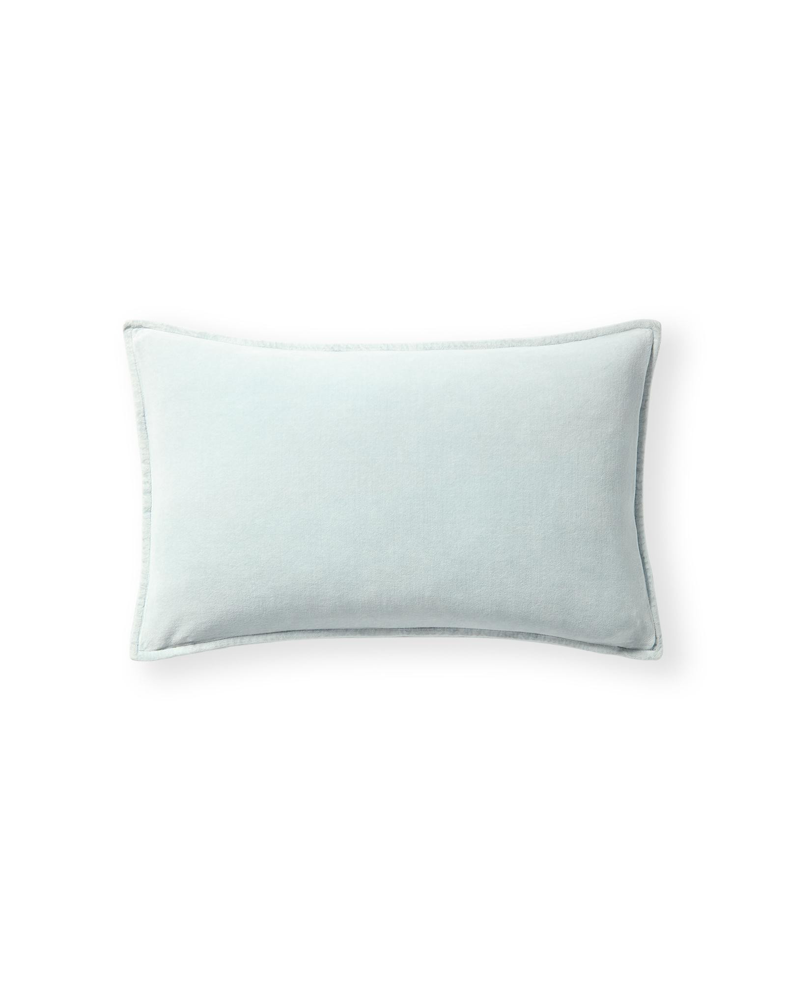 Washed Velvet Pillow Cover | Serena and Lily
