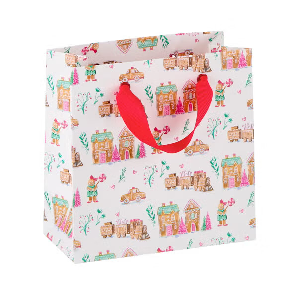 Taylor Paladino Gingerbread  Gift Bag | The Container Store