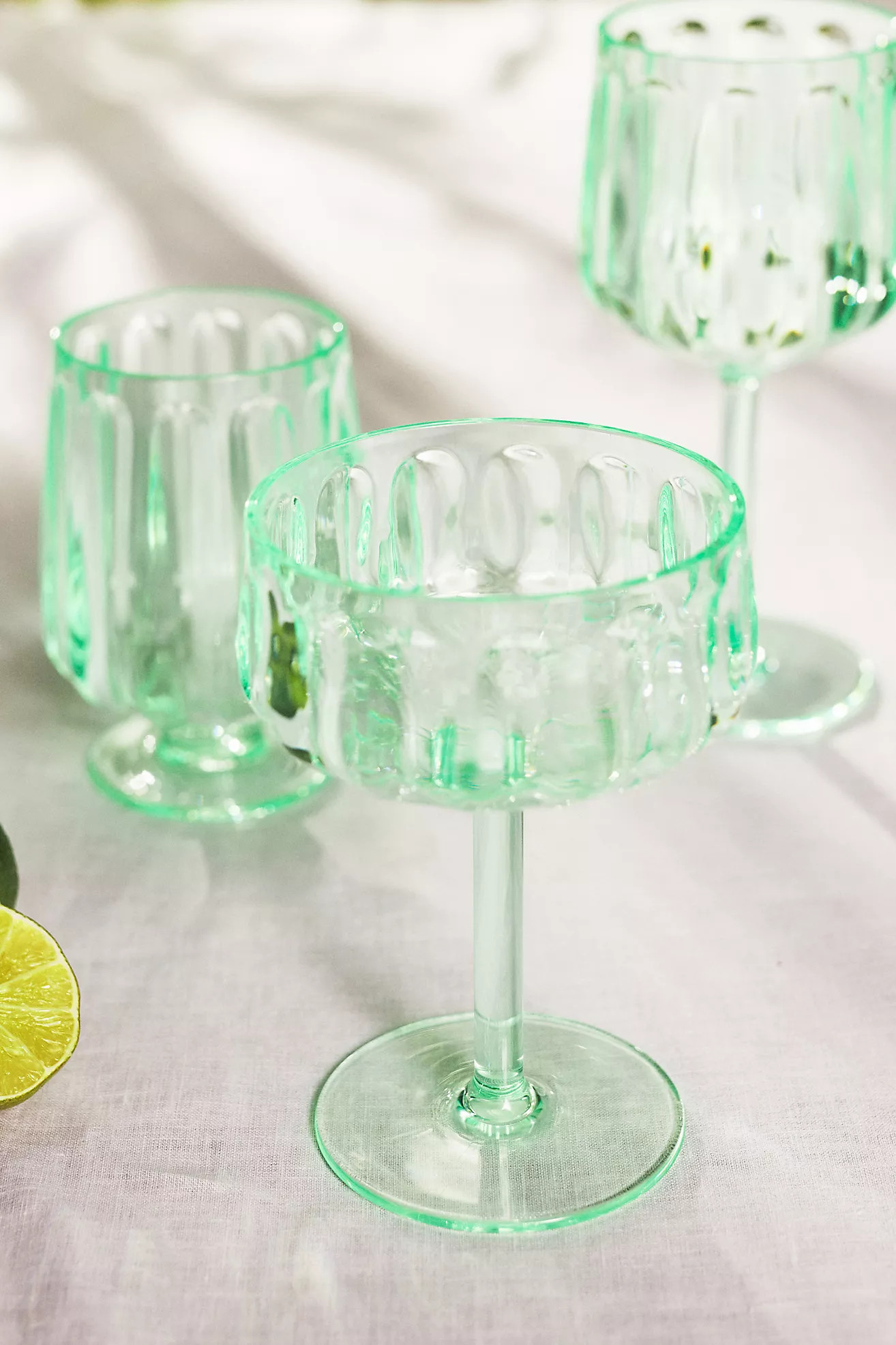 Lucia Acrylic Wine Glasses, Set of 4 | Anthropologie (US)