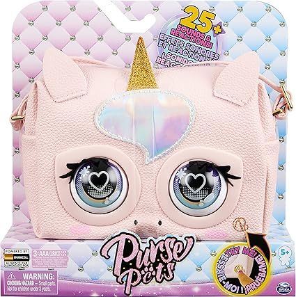 Purse Pets, Glamicorn Unicorn Interactive with Over 25 Sounds and Reactions, Kids Toys for Girls ... | Amazon (US)