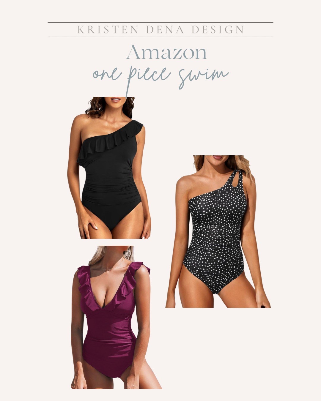 Three favorite Amazon one pieces for this summer!

#LTKSwim #LTKStyleTip #LTKOver40