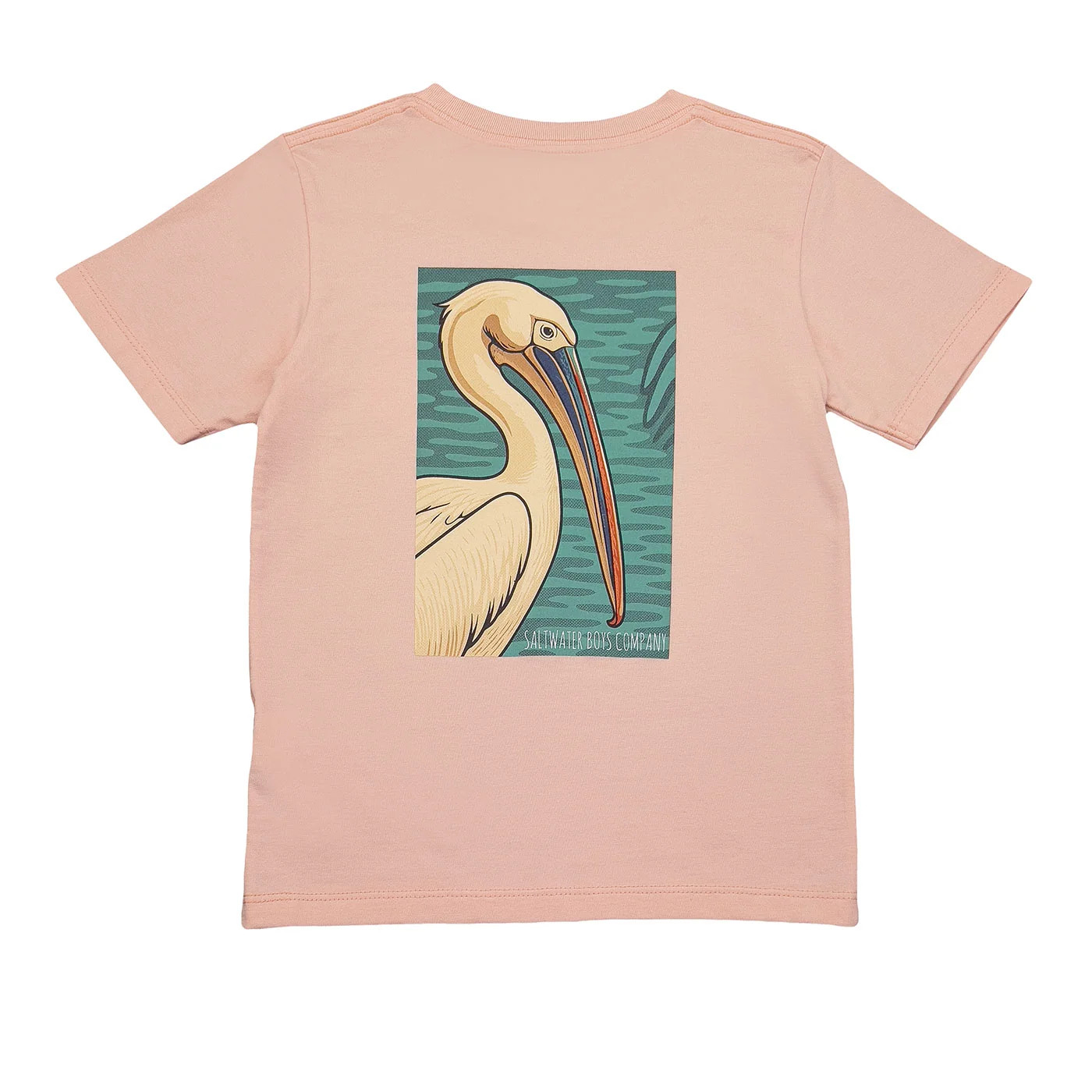 Pelican T-Shirt - Salmon | Saltwater Boys Company
