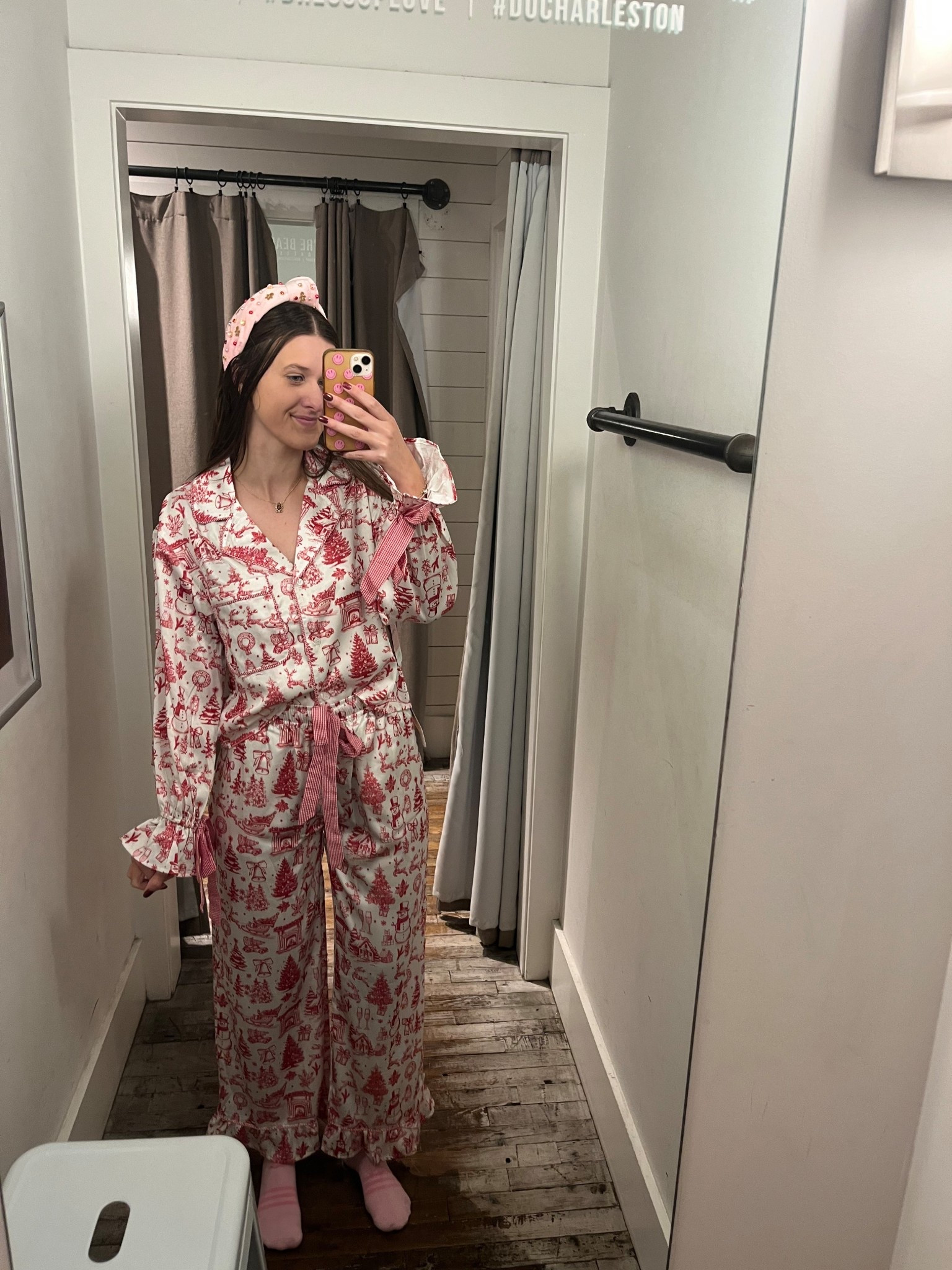 Still looking for the perfect Christmas morning pajamas?! Dress Up just released their christmas morning collection and it is perfect! The cutest and girlies christmas pajamas with bows and ruffles! So comfy and runs true to size! I’m wearing a small in both! 

#LTKSeasonal #LTKHoliday #LTKootd