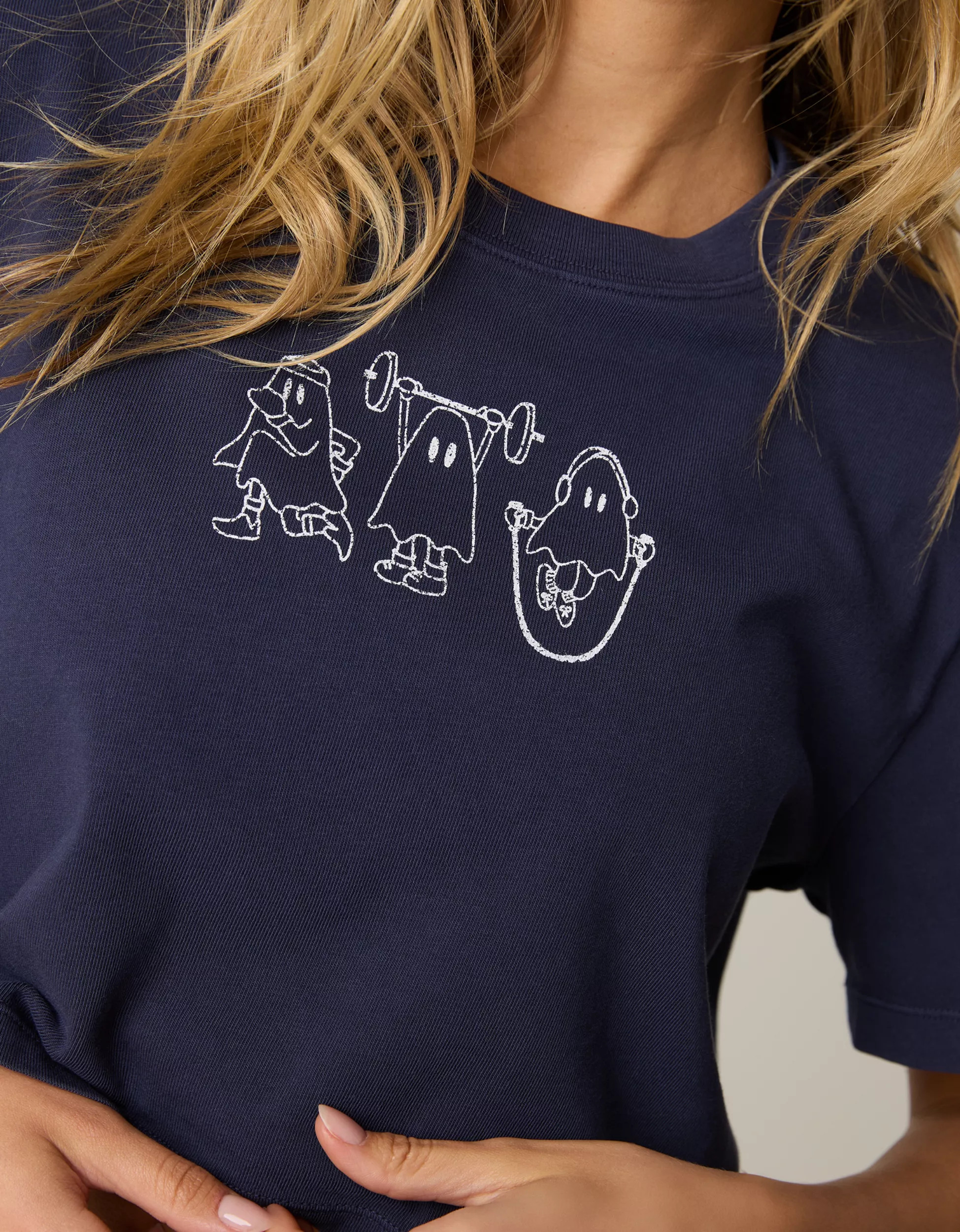 OFFLINE By Aerie Rock N Roll Cropped T-Shirt | Aerie