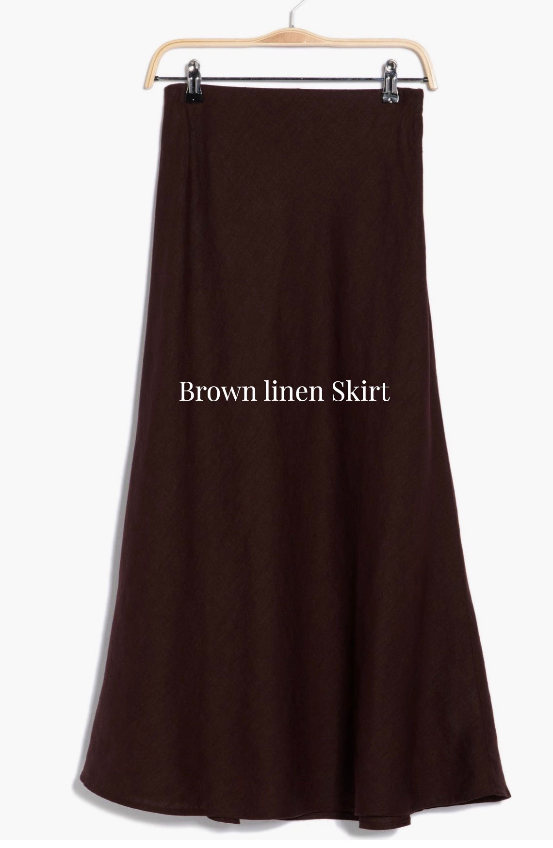 The perfect summer brown linen skirt on sale 

#LTKTall #LTKSaleAlert #LTKMidsize
