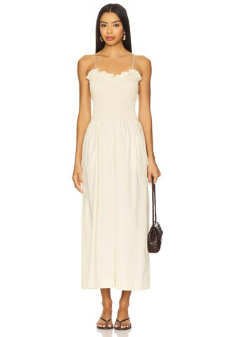 SWF Ruffled Bodice Midi Dress in Tranquil from Revolve.com | Revolve Clothing (Global)