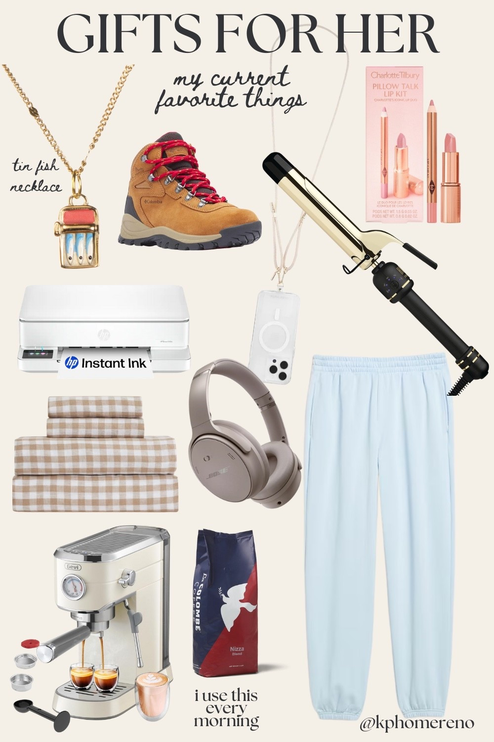Gift list for women in their 30s, based on my favorite things :) 