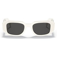 Prada Sunglasses Pr17 Ws 1425 S0 White/Dark Gray Unisex | Balardi (US & Canada)