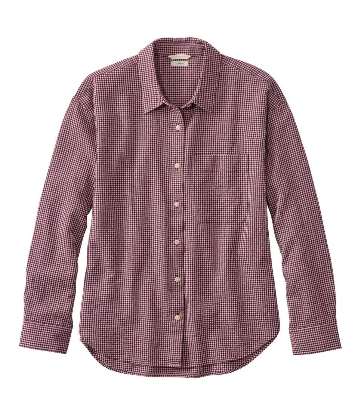 Women's Sunwashed Textured Big Shirt | L.L. Bean