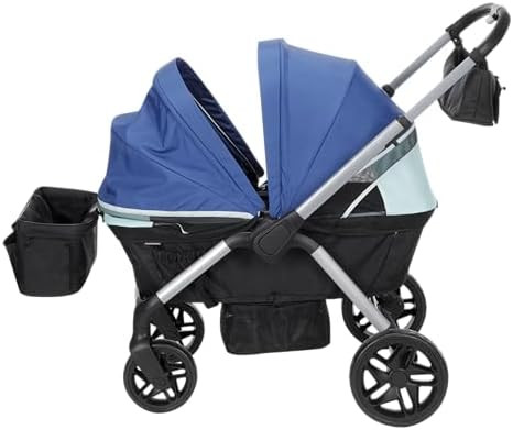 Safety 1st Summit Wagon Stroller fits 2 Kids Includes Removable Child Tray and 2 Cup Holders, Wav... | Amazon (US)