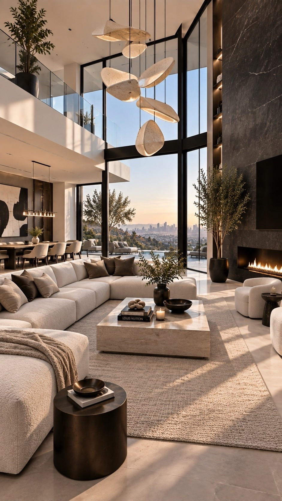 Shop This Room ✨ Shop the full look through my LTK — all products and similar finds are linked below. Create a sophisticated modern living room with a soft neutral sectional, dramatic black accents, statement lighting and warm natural textures for an elevated designer look.

#LivingRoomInspo #LuxuryLivingRoom #ModernLivingRoom #LivingRoomDesign #LivingRoomDecor #BlackAndWhiteDecor #NeutralHome #ModernInteriors #LuxuryInteriors #InteriorDesign #ModernHome #LuxuryHome #HomeDecor #HomeInspiration #InteriorInspo #DreamHome #DesignerInspired #OrganicModern #ContemporaryHome #LTKHome #LTKFinds #ShopLTK #LTKStyleTip #HomeFinds #AmazonHome