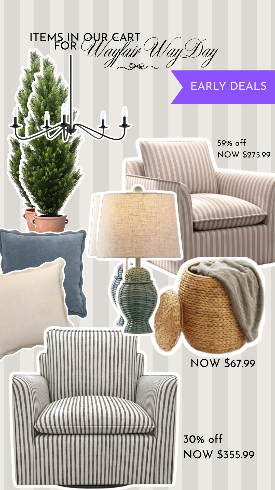 Wayfair Way Day early deals for home! 🏡 Nantucket inspired pieces 

#LTKHome #LTKSaleAlert