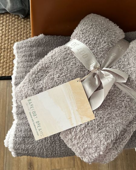 Took advantage of the Nordstrom sale and ordered Barefoot Dreams blankets for a steal. So soft and cozy, normally $120, down to $39.97!
I got the fluffy heathered stripe one as a gift and the cute ribbed trim option for us. 

#LTKxNSale #LTKsalealert #LTKhome