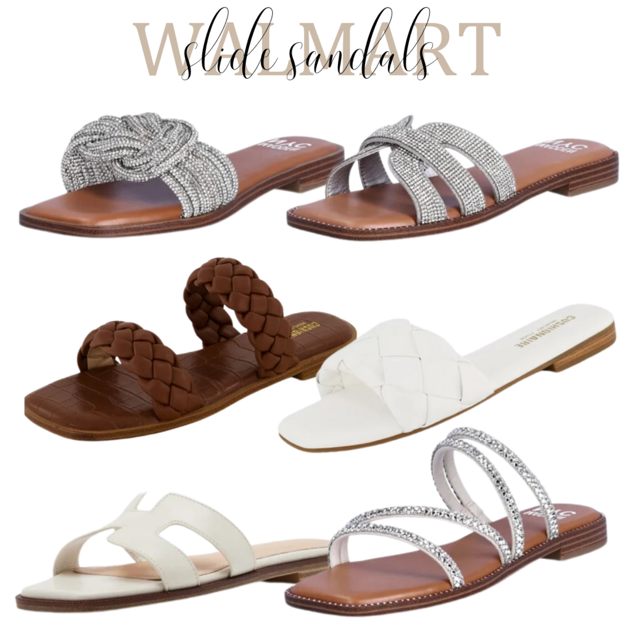 Walmart slide sandals 

Summer shoes, vacation shoes, travel shoes, slide sandals 

#LTKShoeCrush #LTKSummerSales #LTKSwim