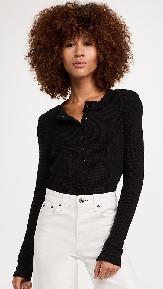 Snap Henley Top | Shopbop