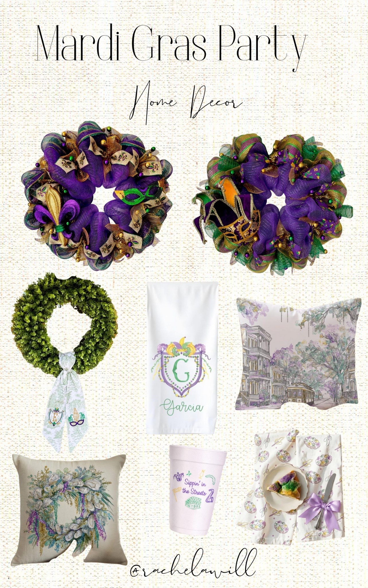 These sweetest Mardi Gras hosting finds are perfect for celebrating in style—think festive tableware, fun bar essentials, and party-ready details that make entertaining effortless. Whether you’re hosting a parade watch party or a full-on soirée, these picks bring the good times and the charm.

💚 Shop all my Mardi Gras hosting favorites linked
💜 Perfect for parties, parade days & festive gatherings
💛 Easy ways to elevate your table + bar setup

#LTKSeasonal #LTKMardiGras #MardiGrasHosting #HostessStyle #PartyReady #FestiveDecor #EntertainingAtHome #TabletopStyle #BarCartGoals #LetTheGoodTimesRoll #LTKHome